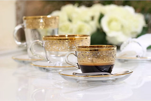 Panama-PNL Espresso Cups with Saucers