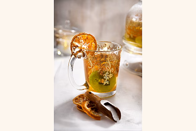Calabri-CK Gold-Decorated Tea Glasses
