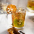 Calabri-CK Gold-Decorated Tea Glasses