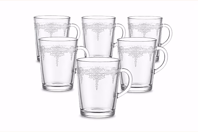 Tea Glasses, Set of 6, Verona-VRN