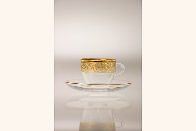 Panama-PNP Espresso Cups with Saucers, Set of 2