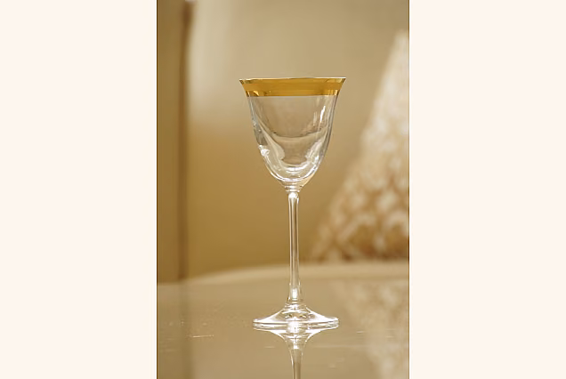 Satin Gold-SGC White Wine Glasses 190ml