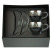 Panama Platin-PPI Cappuccino Cups with Saucers, Set of 2