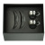 Panama Platin-PPJ Espresso Cups with Saucers, Set of 2