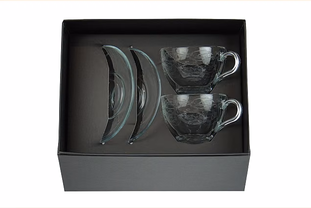 Barcelona-BJ Cappuccino Cups, Set of 2