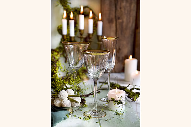 Rain Gold-RGC White Wine Glasses 190ml