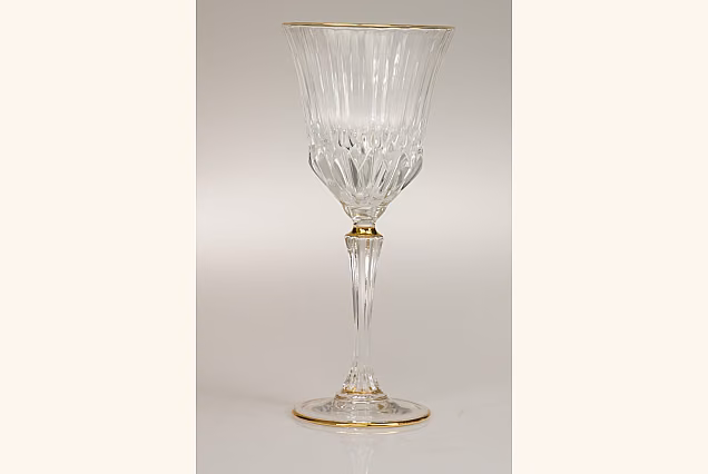 Beautiful Water Goblets 280ml with Gold Decoration ADAGIO GOLD-ADGB