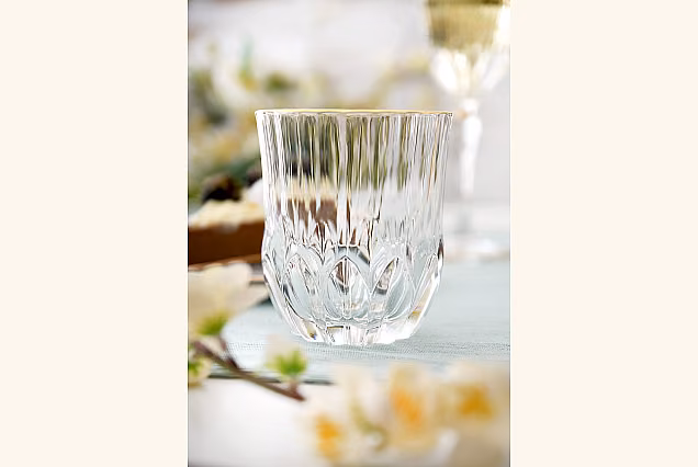 Elegant Whisky Tumblers with Gold Rim ADAGIO GOLD-ADGE