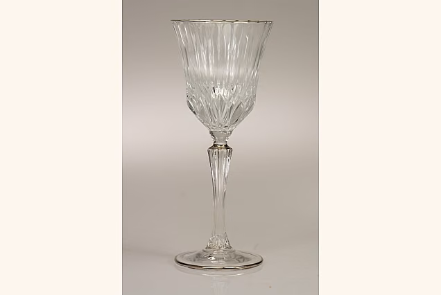 Elegant Water Goblets 280ml Decorated with Platinum ADAGIO PLATINUM-ADPB