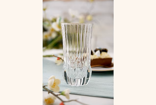 Elegant Water Glasses with Platinum Rim ADAGIO PLATINUM-ADPD