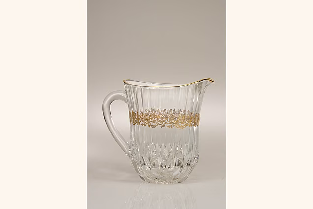 Gilded Crystal Jug 1.5l Charme-CHRO